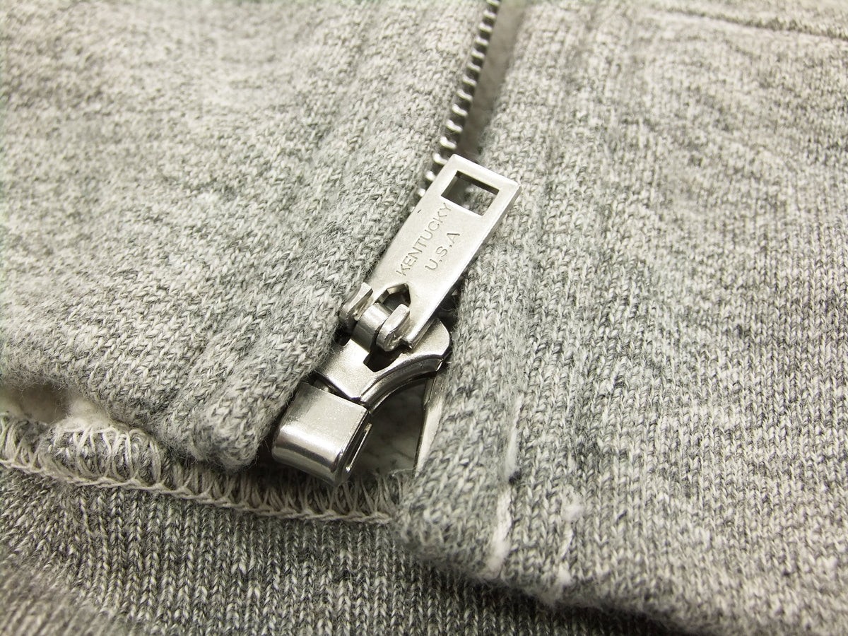 Buzz Rickson Hoodie Men's USAAF Insignia Hoodie Zip Front Hooded Sweatshirt BR65599 Heather-Gray