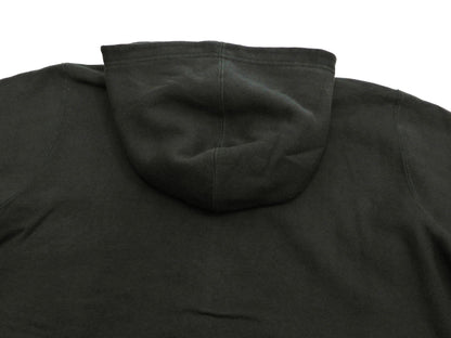 Buzz Rickson Hoodie Men's Plain Hoodie Zip Front Hooded Sweatshirt BR65623 Faded-Black