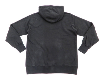 Buzz Rickson Plain Pullover Hoodie Men's Loop-wheeled Vintage Style Hooded Sweatshirt BR68914 119-Faded-Black