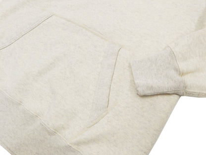 Buzz Rickson Plain Pullover Hoodie Men's Loop-wheeled Vintage Style Hooded Sweatshirt BR68914 131-Oatmeal