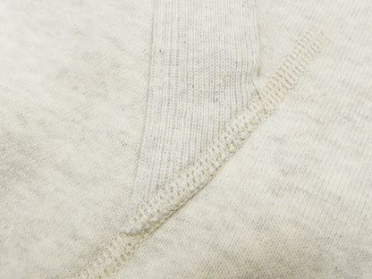 Buzz Rickson Plain Pullover Hoodie Men's Loop-wheeled Vintage Style Hooded Sweatshirt BR68914 131-Oatmeal