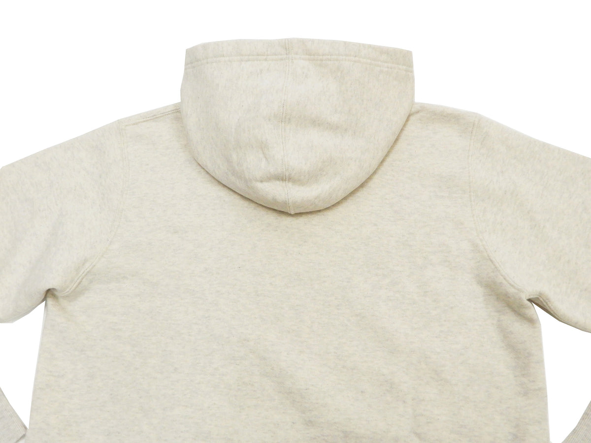 Buzz Rickson Plain Pullover Hoodie Men's Loop-wheeled Vintage Style Hooded Sweatshirt BR68914 131-Oatmeal