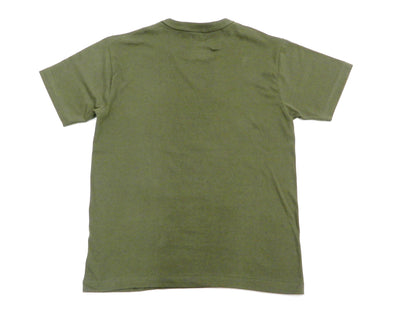 Buzz Rickson T-shirt Men's Plain T shirt Short Sleeve Loopwheel Tee BR78960 149 Olive