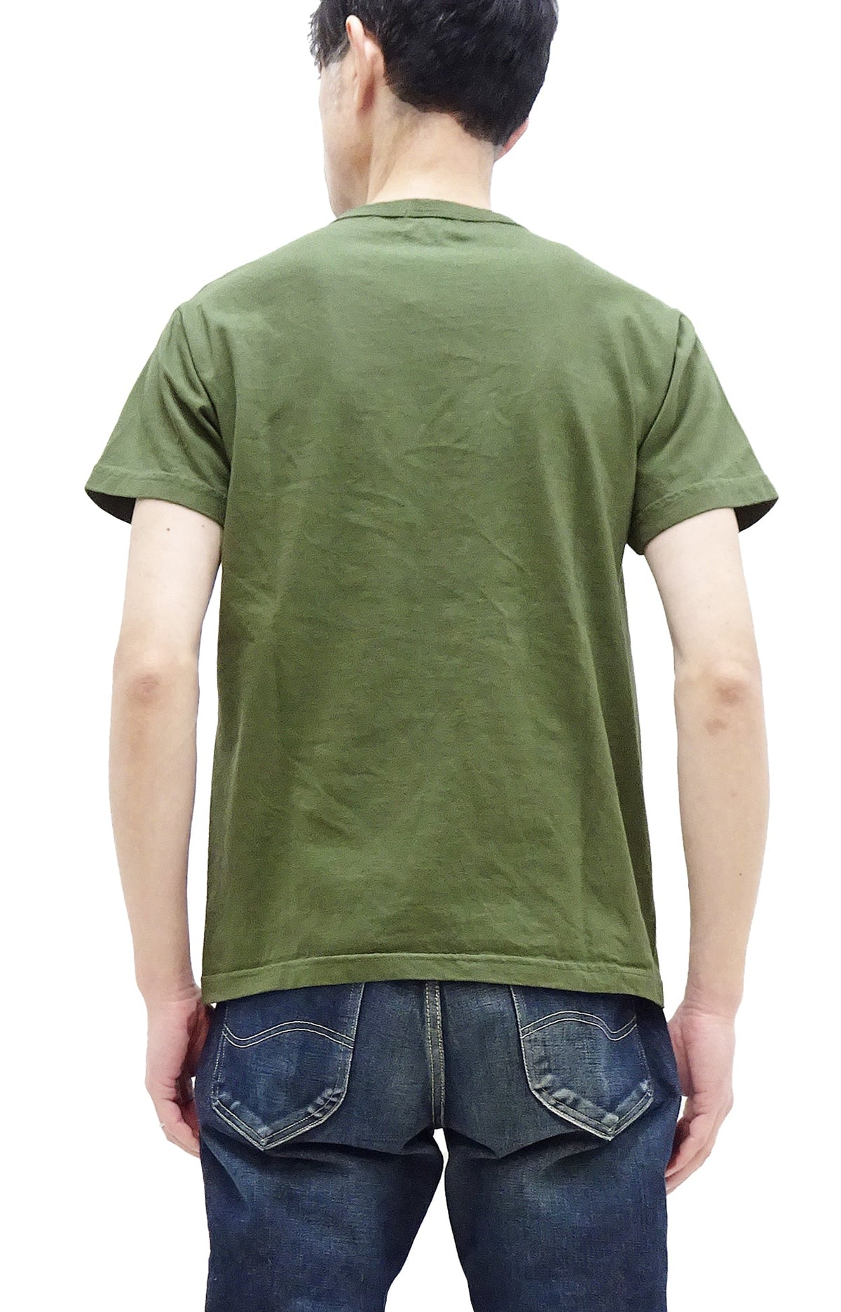 Buzz Rickson T-shirt Men's Griffiss Air Force Base Military Graphic Short Sleeve Loopwheeled Tee BR79343 149 Olive