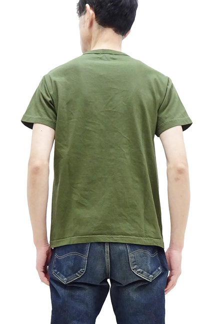Buzz Rickson T-shirt Men's Griffiss Air Force Base Military Graphic Short Sleeve Loopwheeled Tee BR79343 149 Olive