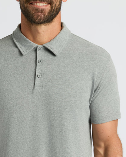 Heather Gray Classic Polo