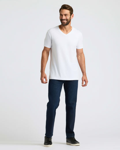 All White Classic V-Neck 10-Pack