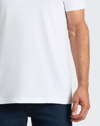 All White Classic V-Neck 10-Pack