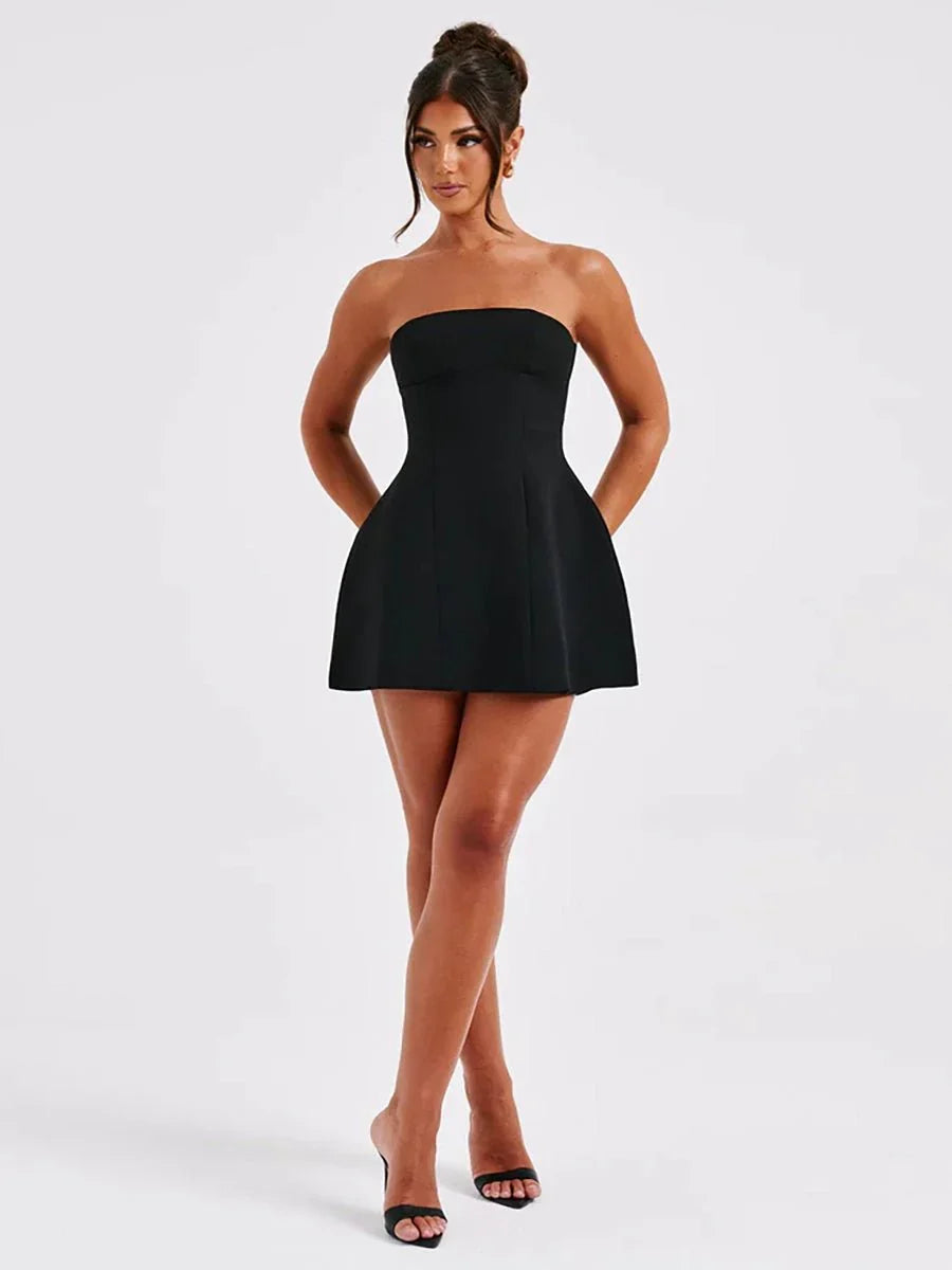 Daisy Summer Tube Dress - Floral Chic for Sunny Days