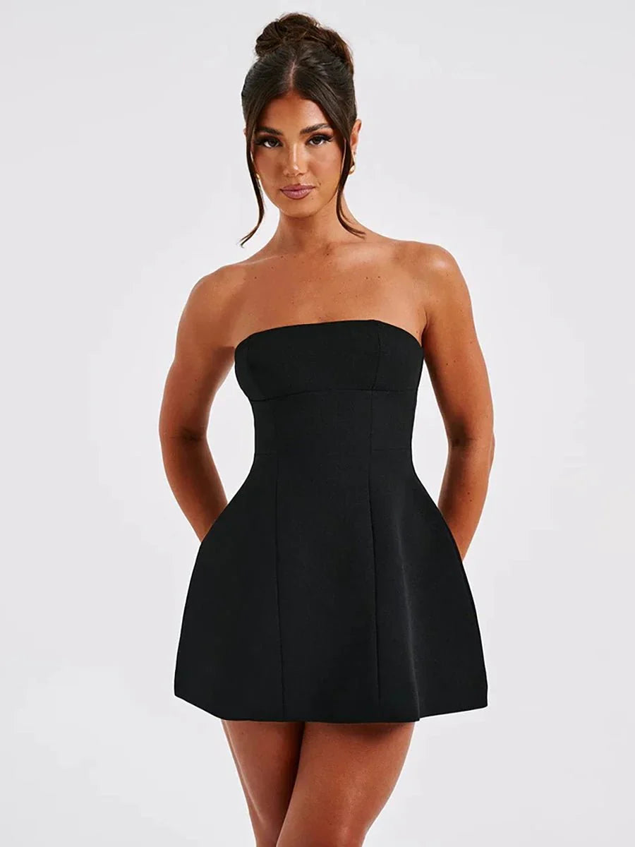 Daisy Summer Tube Dress - Floral Chic for Sunny Days
