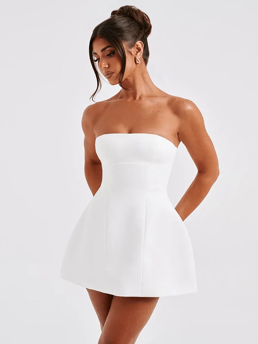 Daisy Summer Tube Dress - Floral Chic for Sunny Days