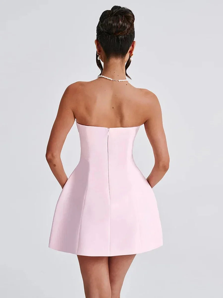 Daisy Summer Tube Dress - Floral Chic for Sunny Days