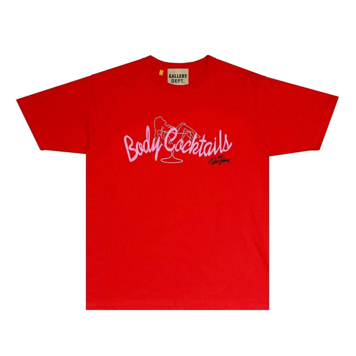 Gallery Dept T Shirt Retro Printed Loose Short-Sleeved Shirt