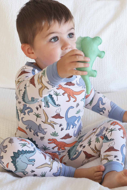 Dino Dude Two Piece Pajama Set