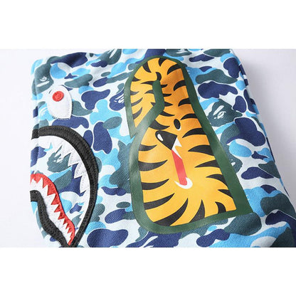 Bathing Ape Hoodie Spring and Autumn Zipper Hoodie Sweater