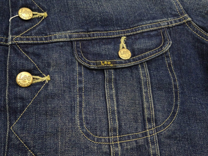 Lee Japan 101-LJ Storm Rider-Inspired Blanket-Lined Denim Jacket - 13 oz Left-Hand Twill Indigo - One-Wash - (LM5110-126 Faded Indigo)