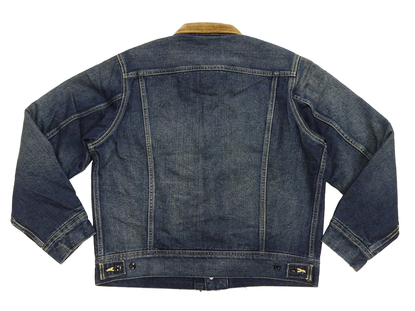 Lee Japan 101-LJ Storm Rider-Inspired Blanket-Lined Denim Jacket - 13 oz Left-Hand Twill Indigo - One-Wash - (LM5110-126 Faded Indigo)