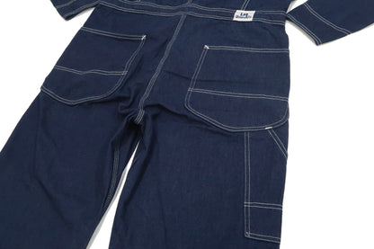Lee Coverall Men's Reproduction of Union-All Long Sleeve Unlined Coveralls LM7213 LM7213-200 Rince Deep Blue Indigo