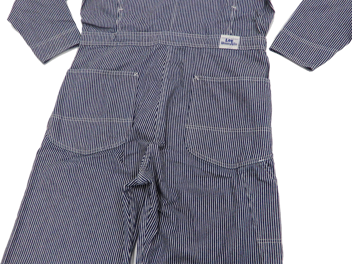 Lee Coverall Men's Reproduction of Union-All Long Sleeve Unlined Coveralls LM7213 LM7213-104 Hickory Stripe