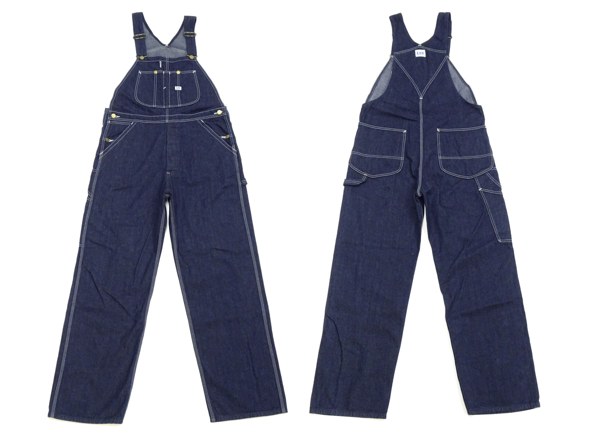 Lee Overalls Men's Casual Fashion Bib Overall High-Back LM7254 LM7254-2100 Rince Deep Blue Indigo