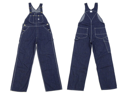 Lee Overalls Men's Casual Fashion Bib Overall High-Back LM7254 LM7254-2100 Rince Deep Blue Indigo
