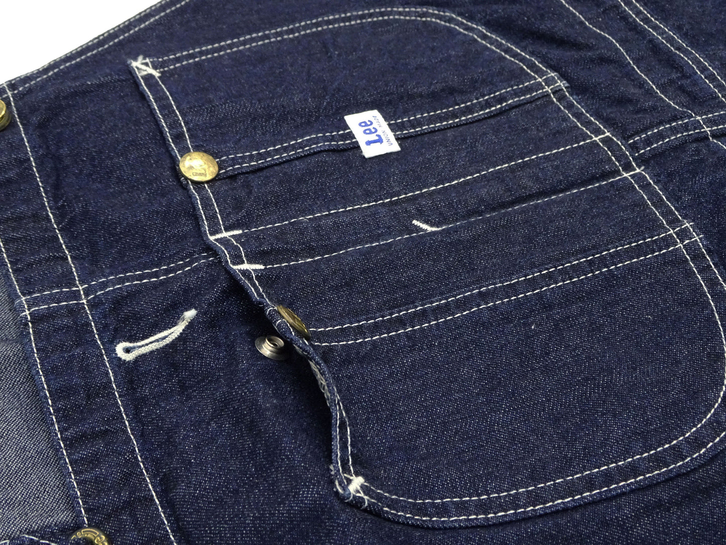 Lee Overalls Men's Casual Fashion Bib Overall High-Back LM7254 LM7254-2100 Rince Deep Blue Indigo