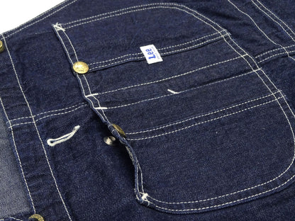 Lee Overalls Men's Casual Fashion Bib Overall High-Back LM7254 LM7254-2100 Rince Deep Blue Indigo