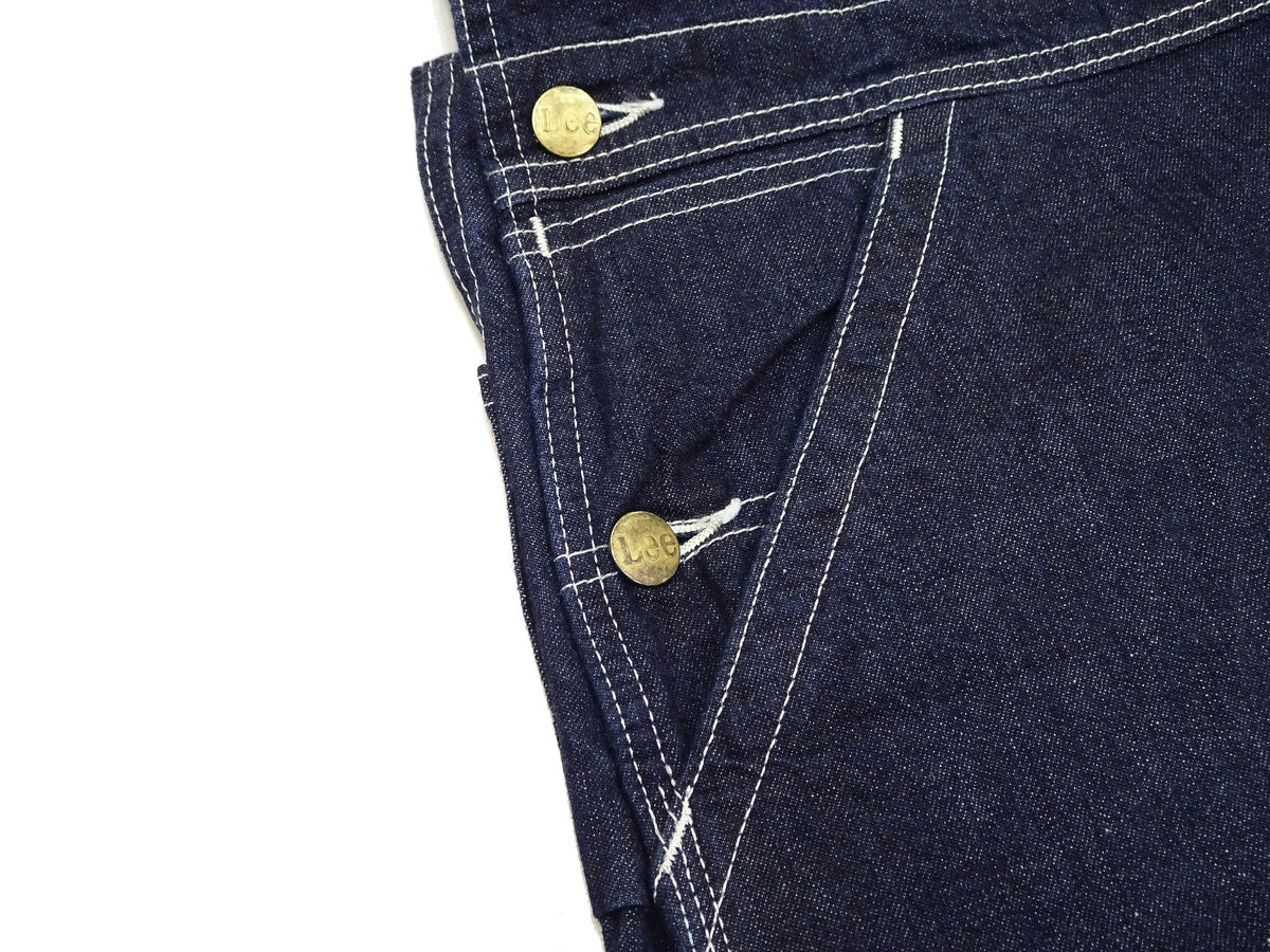 Lee Overalls Men's Casual Fashion Bib Overall High-Back LM7254 LM7254-2100 Rince Deep Blue Indigo