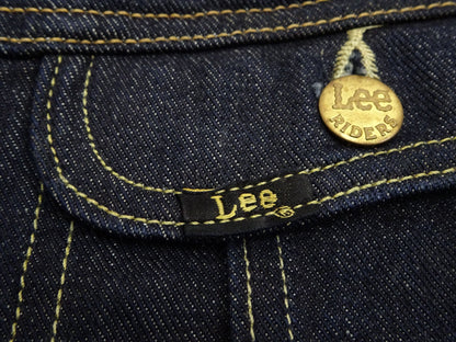 Lee 101J Rider Jacket Men's Denim Jacket 14.4 oz Left-Hand Twill - Lee Japan Reproduction (LM8100-500 Deep Indogo One-Wash)