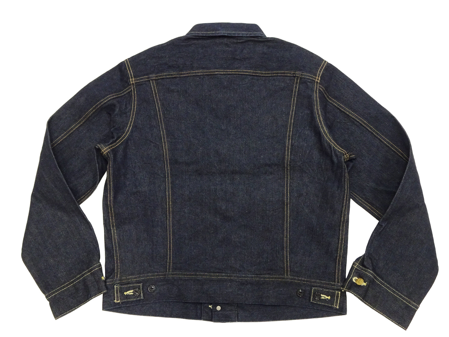 Lee 101J Rider Jacket Men's Denim Jacket 14.4 oz Left-Hand Twill - Lee Japan Reproduction (LM8100-500 Deep Indogo One-Wash)