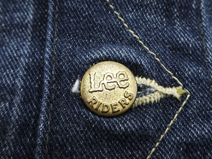 Lee 101J Rider Jacket Men's Denim Jacket 14.4 oz Left-Hand Twill - Lee Japan Reproduction (LM8100-526 Faded Indigo One-Wash)