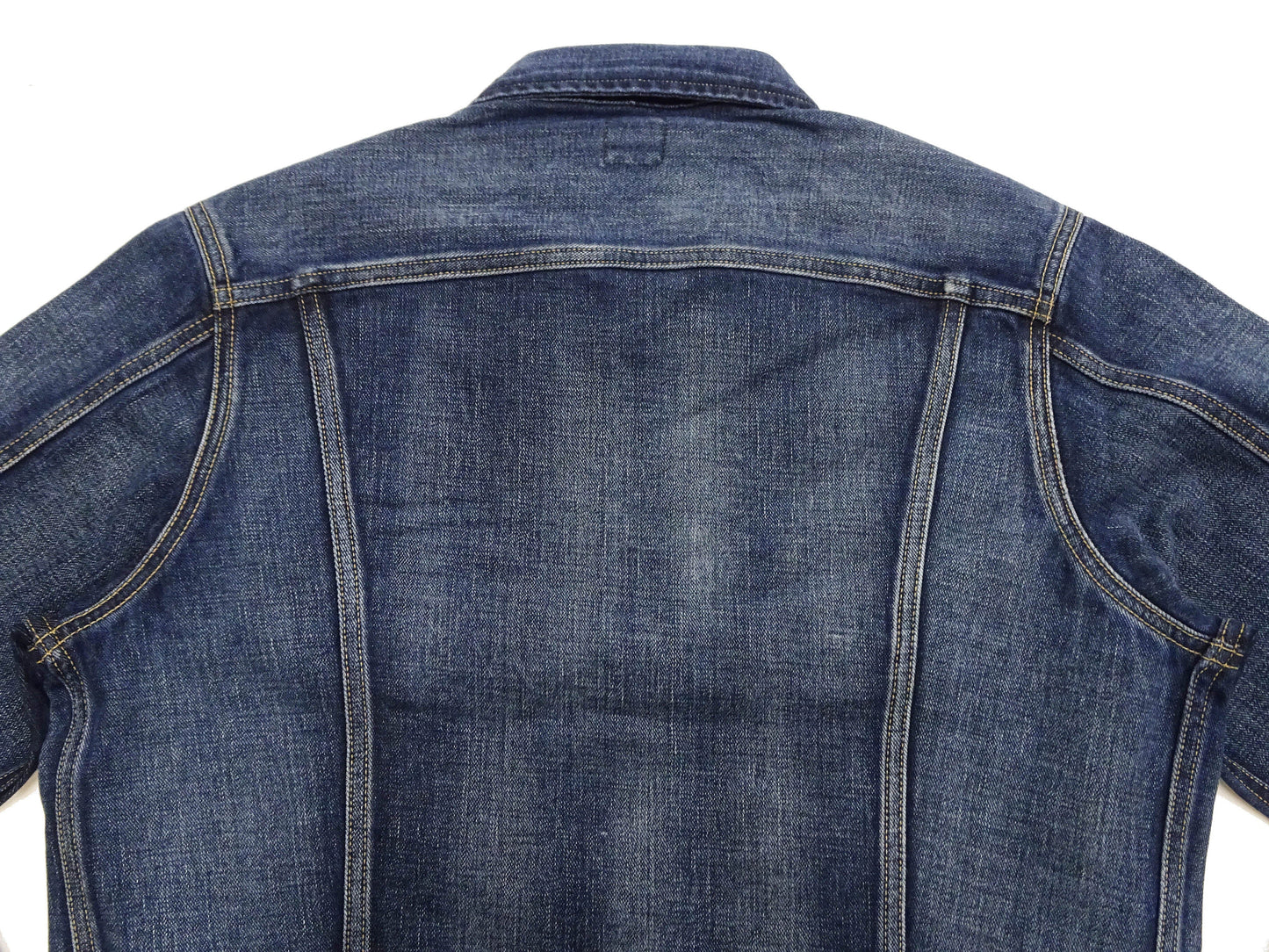 Lee 101J Rider Jacket Men's Denim Jacket 14.4 oz Left-Hand Twill - Lee Japan Reproduction (LM8100-526 Faded Indigo One-Wash)