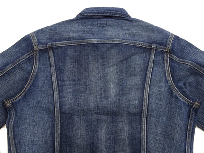 Lee 101J Rider Jacket Men's Denim Jacket 14.4 oz Left-Hand Twill - Lee Japan Reproduction (LM8100-526 Faded Indigo One-Wash)