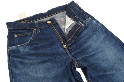Lee Jeans 101Z with Zip fly Men's Regular Fit Straight Jeans LM8101 Made in Japan LM8101-526 Pre-Faded Blue Indigo Denim