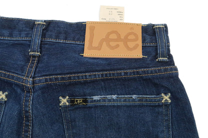 Lee Jeans 101Z with Zip fly Men's Regular Fit Straight Jeans LM8101 Made in Japan LM8101-526 Pre-Faded Blue Indigo Denim