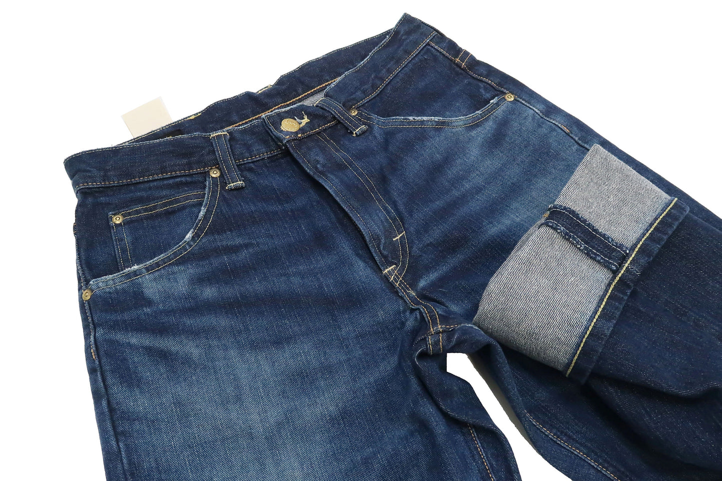 Lee Jeans 101Z with Zip fly Men's Regular Fit Straight Jeans LM8101 Made in Japan LM8101-526 Pre-Faded Blue Indigo Denim