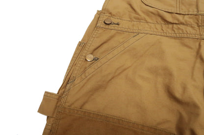 Lee Overalls Men's Casual Fashion Double Knee Duck Canvas Bib Overall High-Back LM8605 LM8605-145 Brown
