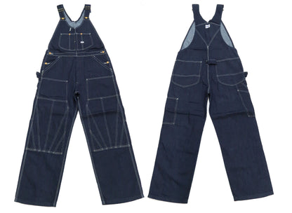 Lee Overalls Men's Casual Fashion Double Knee Denim Bib Overall High-Back LM8605 LM8605-100