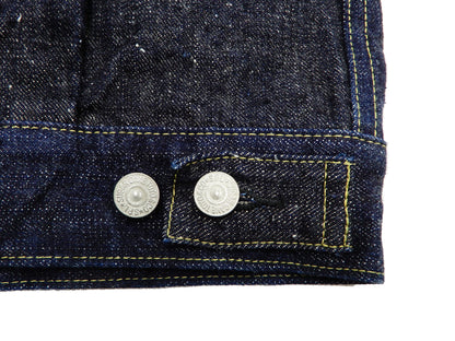 Sugar Cane Jacket Men's Mixed Denim Panel Colour Block Jean Jacket SC10701 One-Wash