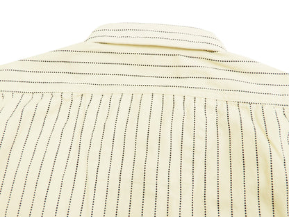 Sugar Cane Men's Ecru Colour Wabash Stripe Work Shirt Long Sleeve Shirt SC27076