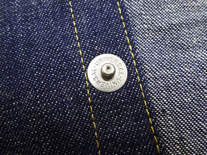 Sugar Cane Denim Shirt Men's Casual Long Sleeve Button Up Plain Jean Western Shirt SC28190 421 Blue Indigo One Wash