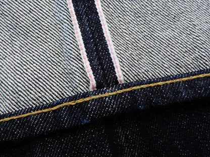 Sugar Cane Jeans Men's Slim Tapered Fit One-Washed 14.25 Oz. Japanese Selvedge Denim SC42021A