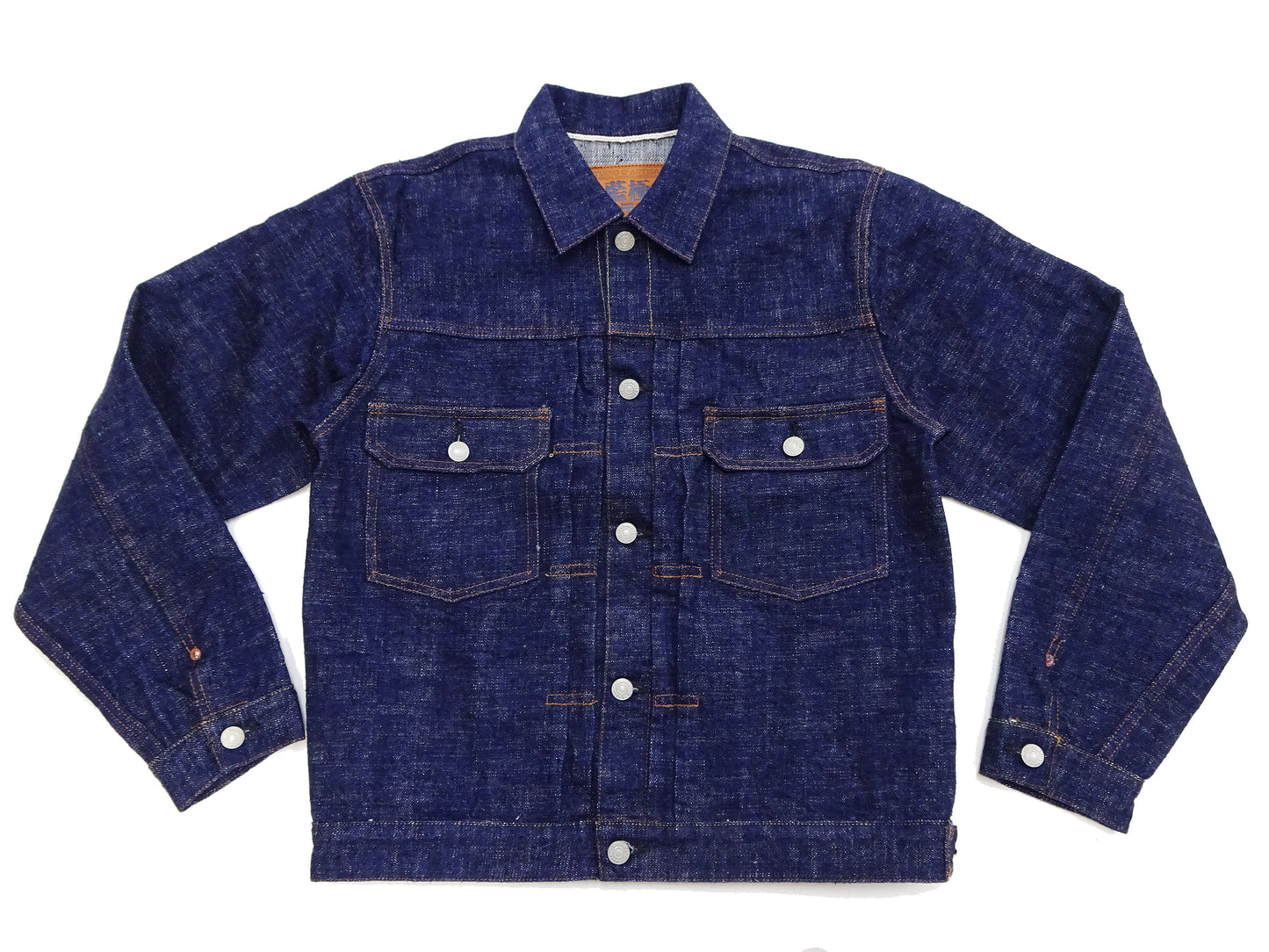 Studio D'artisan Denim Jacket SP-107 Men's 1953 Type 2 Style Indigo Slub Denim Jean Jacket SP-107 One-Wash