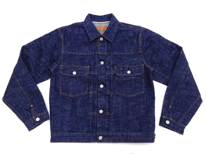Studio D'artisan Denim Jacket SP-107 Men's 1953 Type 2 Style Indigo Slub Denim Jean Jacket SP-107 One-Wash