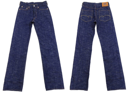 Studio D'artisan Jeans Men's 16oz. Indigo Slub Denim Jeans Regular Straight Fit Jean Pants SDA SP-108 One-Wash