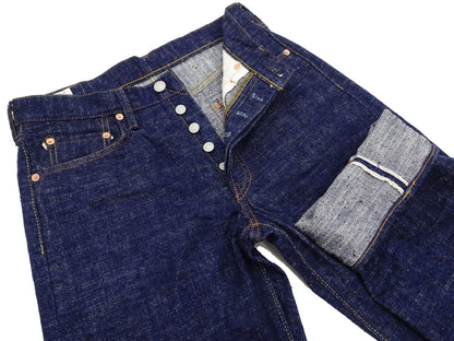 Studio D'artisan Jeans Men's 16oz. Indigo Slub Denim Jeans Regular Straight Fit Jean Pants SDA SP-108 One-Wash