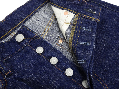 Studio D'artisan Jeans Men's 16oz. Indigo Slub Denim Jeans Regular Straight Fit Jean Pants SDA SP-108 One-Wash