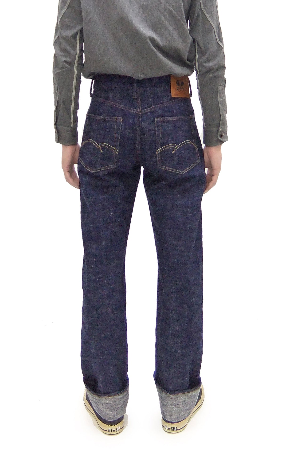 Studio D'artisan Jeans Men's 16oz. Indigo Slub Denim Jeans Regular Straight Fit Jean Pants SDA SP-108 One-Wash