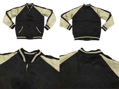 Hanatabi Gakudan Men's Japanese Souvenir Jacket Japanese Phoenix and dragon Sukajan Script SSJ-024