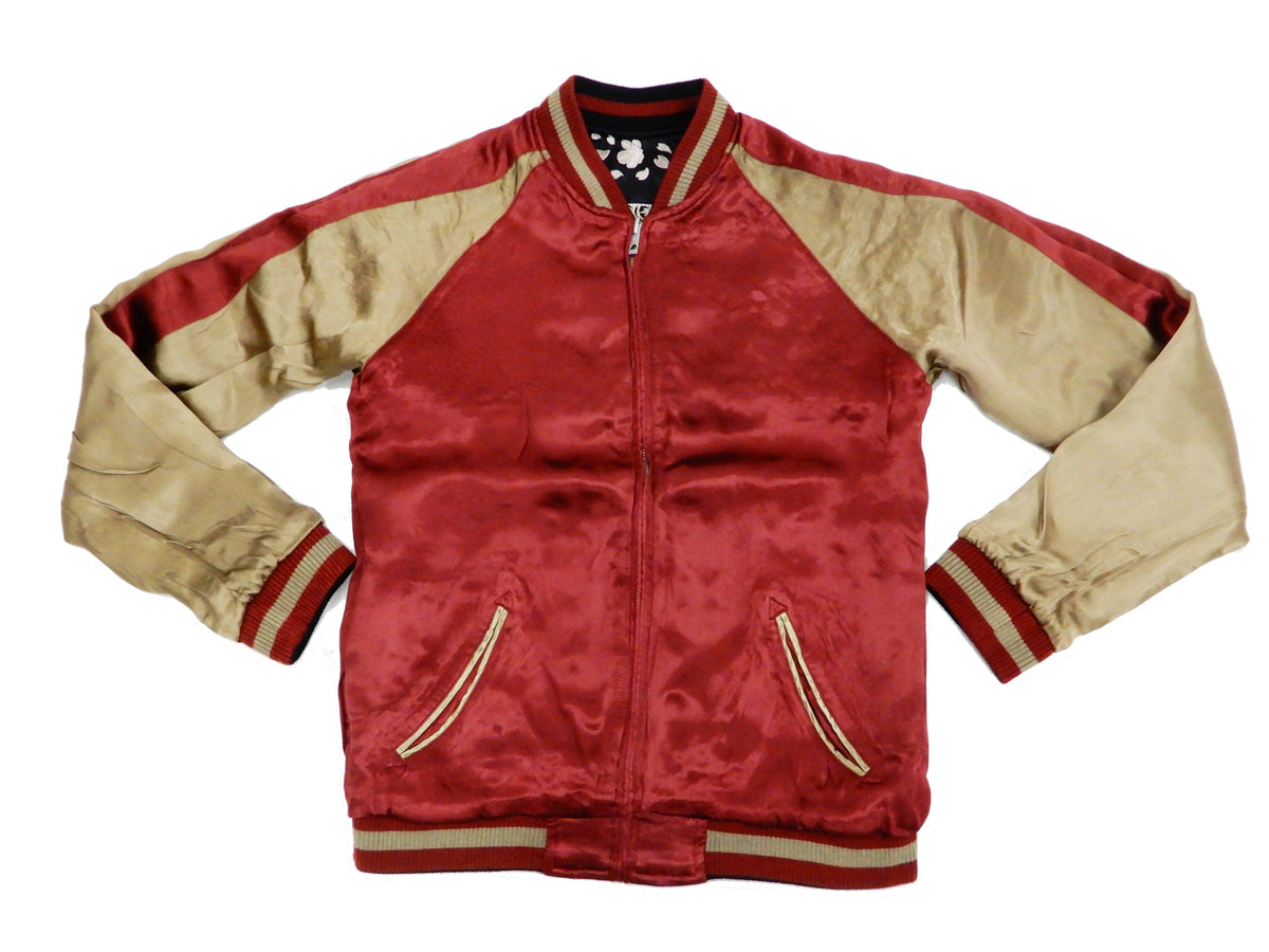 Hanatabi Gakudan Men's Japanese Souvenir Jacket Japanese Phoenix Art Sukajan Script SSJ-029